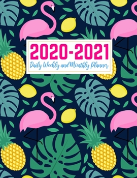 Paperback 2020-2021 Daily Weekly and Monthly Planner: Pretty Two Year Jan 1, 2020 - Dec 31, 2021 Calendar Organizer and Appointment Schedule Agenda Journal for Book