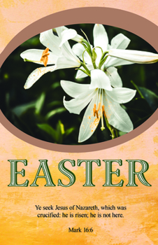 Paperback Easter Bulletin: Ye Seek Jesus (Package of 100): Mark 16:6 (Kjv) Book