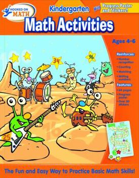 Paperback Hooked on Math Kindergarten Math Activities [With Poster] Book