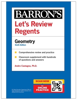 Paperback Let's Review Regents: Geometry, Sixth Edition Book