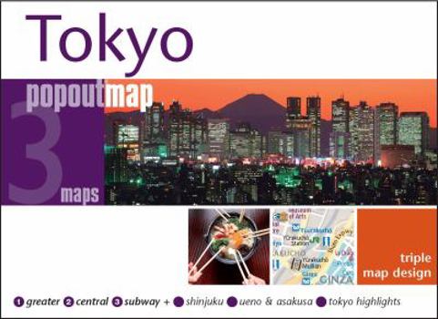 Tokyo Triple Popout Map
