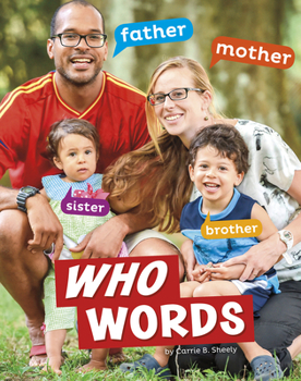 Hardcover Who Words Book