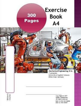 Paperback 100 Pages: Exercise Book A4 Book