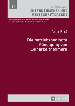 Hardcover Die Betriebsbedingte Kuendigung Von Leiharbeitnehmern [German] Book