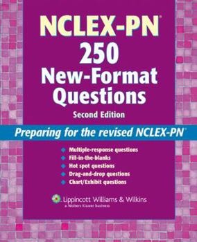 Paperback NCLEX-PN 250 New-Format Questions Book