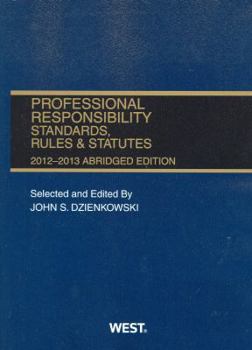 Paperback Professional Responsibility Standards, Rules & Statutes Book