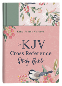 Hardcover KJV Cross Reference Study Bible--Sage Songbird Book