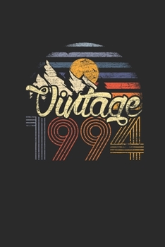 Paperback Vintage 1994: Graph Paper Notebook (6" x 9" - 120 pages) Birthday Themed Notebook for Daily Journal, Diary, and Gift Book