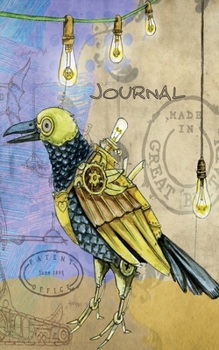 Journal: Steampunk Bird Dot Grid Journal