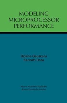 Hardcover Modeling Microprocessor Performance Book