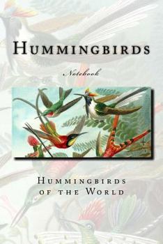 Paperback Hummingbirds: Notebook Book