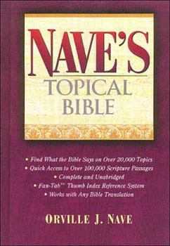 Hardcover Naves Topical Bible Book