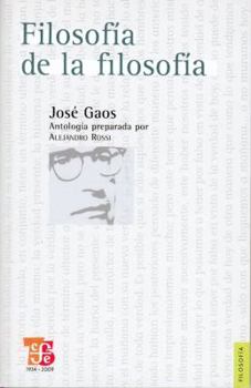 Paperback Filosofia de la Filosofia [Spanish] Book