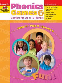 Paperback Phonics Games Level B Book