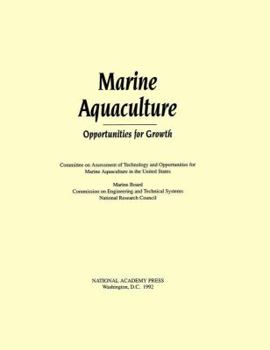 Hardcover Marine Aquaculture: Opportunities for Growth Book