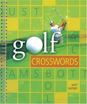 Spiral-bound Golf Crosswords Book