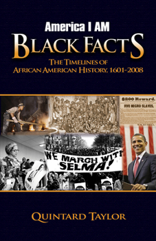 Paperback America I Am Black Facts: The Timelines of African American History, 1601-2008 Book