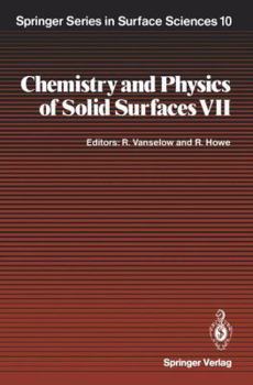 Paperback Chemistry and Physics of Solid Surfaces VII Book