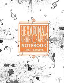 Hexagonal Graph Paper Notebook: 1 Inch Hexagons: Organic Chemistry Notebook Paper & for Creative Crafts, Quilting, Design, Drawing - 8.5 x 11, 100 pag