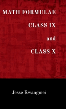 Hardcover MATH FORMULAE CLASS IX and CLASS X Book