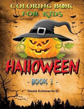 Paperback HALLOWEEN For Kids Book 1: Thematic Coloring Books For Kids Book