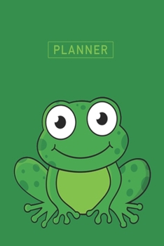 Paperback Planner: Cute Cartoon Frog 1 Year Daily Planner (12 Months) - 2020 - 2021 - 365 Pages for Planning - January 20 - December 20 - Book