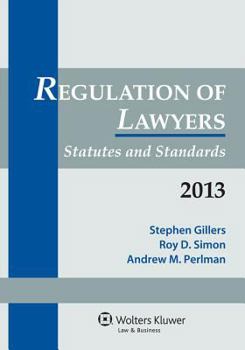 Paperback Regulation of Lawyers: Statutes and Standards Book