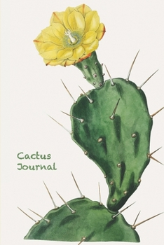 Paperback Cactus Journal: Lined Botanical Notebook Book