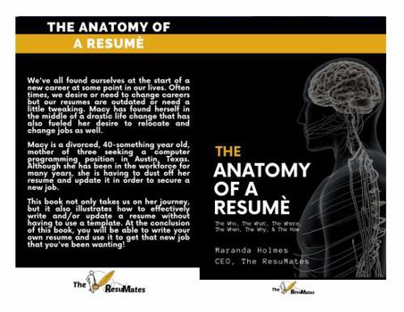 Paperback The Anatomy of a Resume Book