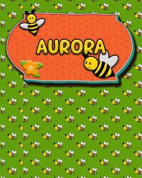 Paperback Handwriting Practice 120 Page Honey Bee Book Aurora: Primary Grades Handwriting Book K-2 Book