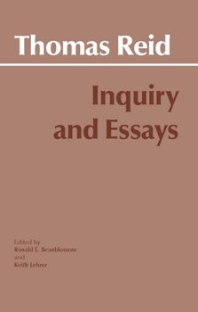 Paperback Inquiry and Essays (Hackett Classics) Book