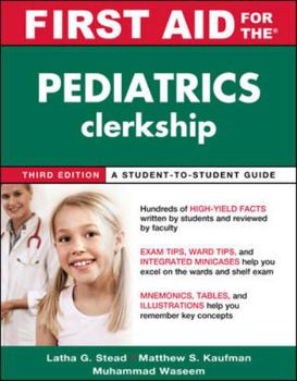 Paperback First Aid for the Pediatrics Clerkship Book