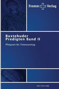 Paperback Buxtehuder Predigten Band II [German] Book