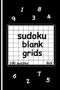 Paperback Sudoku Puzzle Book Adults: Blank Grids For Grownups Older Kids Pen and Paper Classic Games 9x9 Grid Squares Book