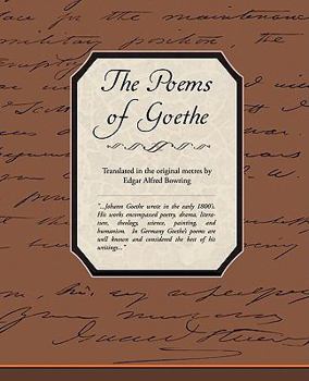 Paperback The Poems of Goethe Book