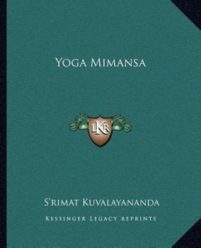 Yoga Mimansa