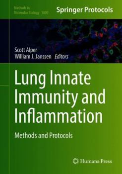 Hardcover Lung Innate Immunity and Inflammation: Methods and Protocols Book