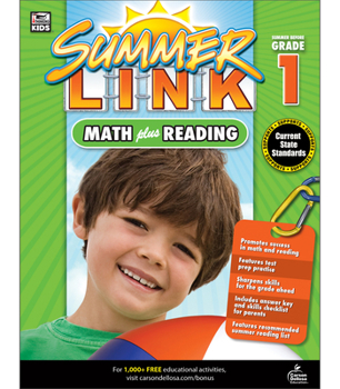 Paperback Math Plus Reading Workbook: Summer Before Grade 1 Book