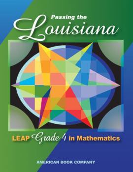 Paperback Passing the Louisiana LEAP Grade 4 in Mathematics Book