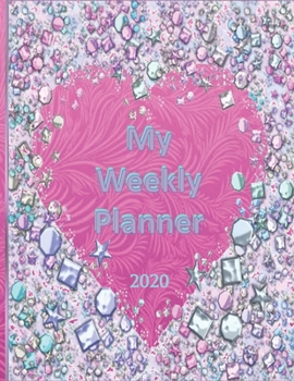 Paperback My Weekly Planner: Daily Weekly Planner Organizer Undated 2020 8.5 x 11- 2-Page Per Weekly Spread- Yearly and Monthly Calendars- Monthly Book