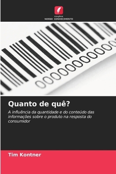 Paperback Quanto de quê? [Portuguese] Book