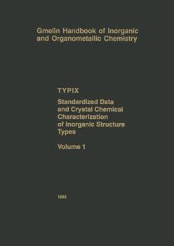 Paperback Typix -- Standardized Data and Crystal Chemical Characterization of Inorganic Structure Types Book