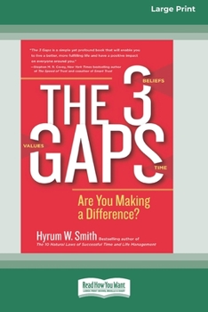 Paperback The 3 Gaps: Are You Making a Difference? [16 Pt Large Print Edition] [Large Print] Book