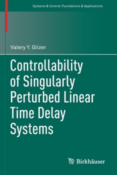 Paperback Controllability of Singularly Perturbed Linear Time Delay Systems Book