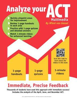 Paperback Analyze Your ACT - Multimedia Book