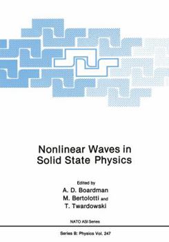 Paperback Nonlinear Waves in Solid State Physics Book