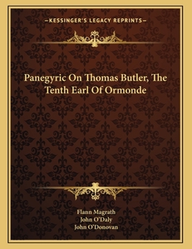 Panegyric On Thomas Butler, the Tenth Earl of Ormonde