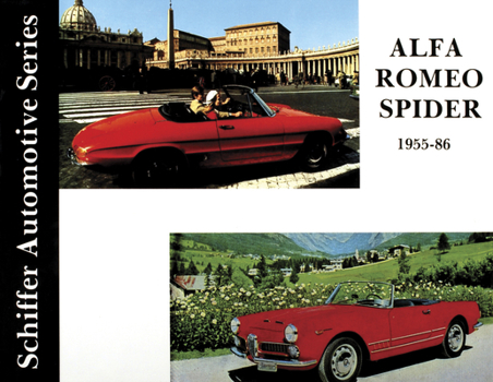 Hardcover Alfa Romeo Spider 1955-1986 Book