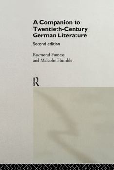 Hardcover Companion to Twentieth-Century German Literature Book