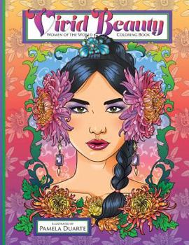 Paperback Vivid Beauty: Women of the World Coloring Book